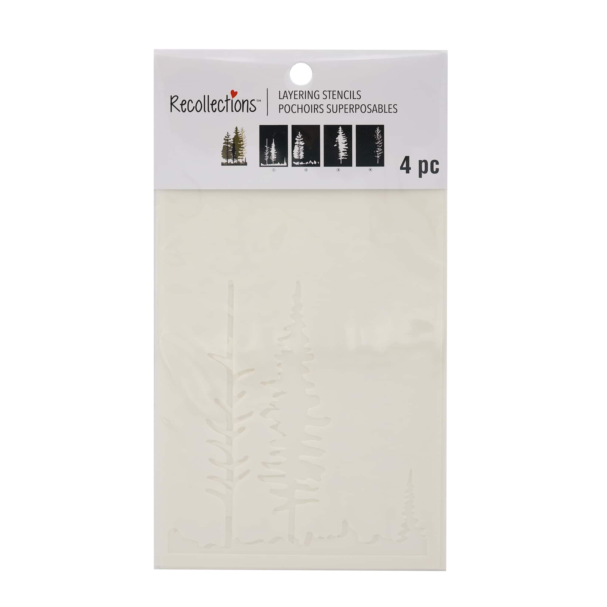 Trees Layering Stencils by Recollections™